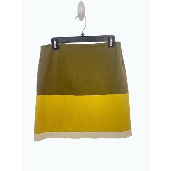 Diane Von Furstenberg DVF Mod Block 70s look Stretch Mini Skirt size 8 Fits 6 - Picture 1 of 4
